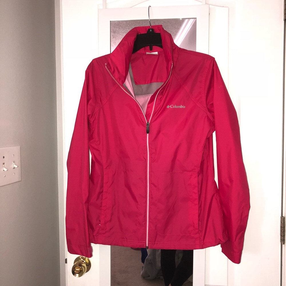 Pink raincoat